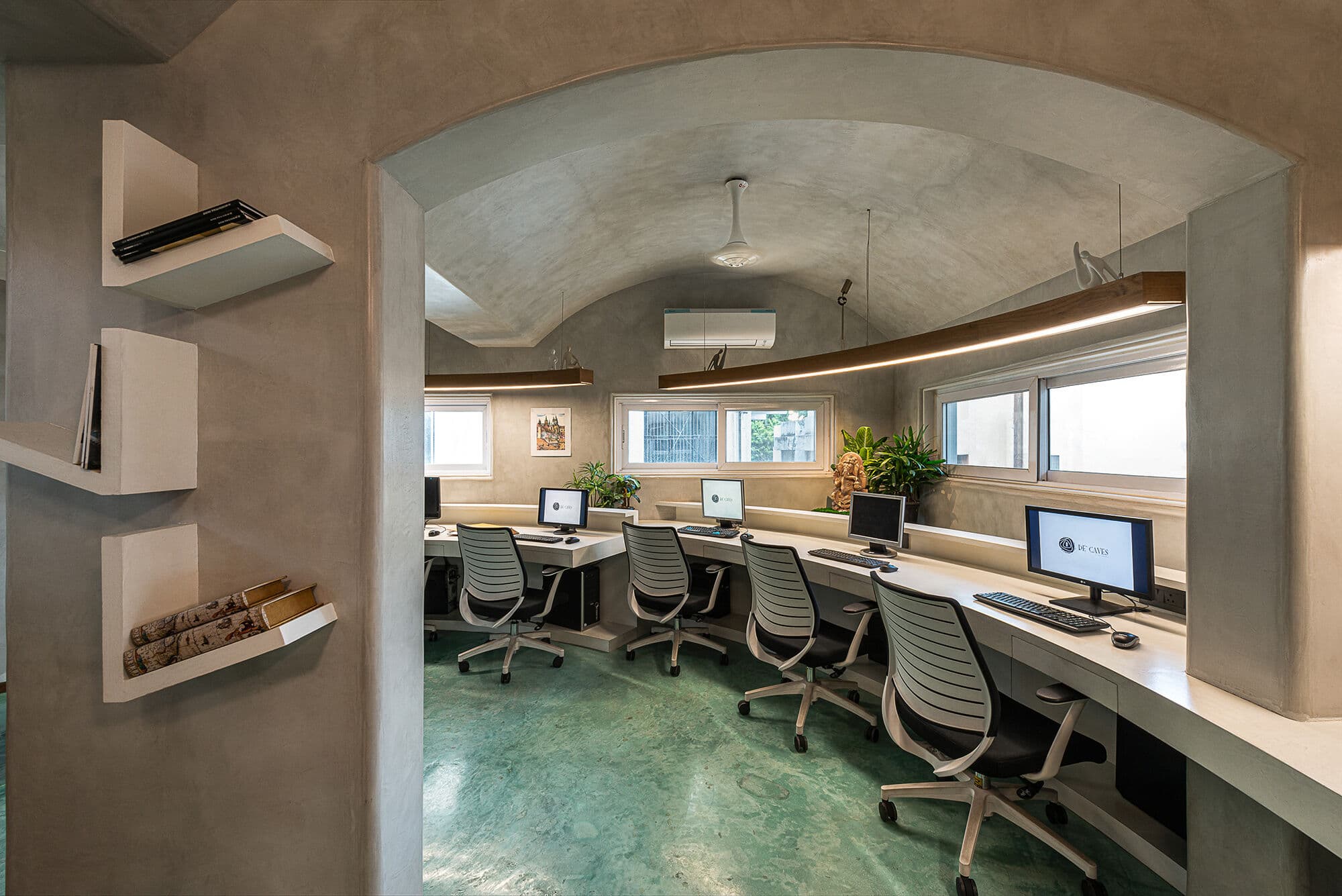 De'Caves interior architectural spatial experience